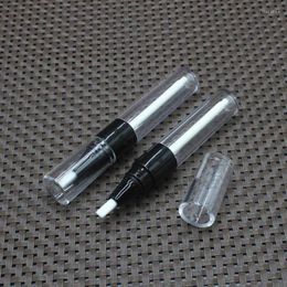 Storage Bottles 3.8ML Black Plastic Empty Nail Oil Pen Style Bottle With Brush For Polish Makeup F20232701