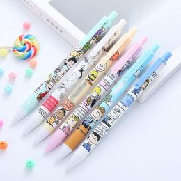 Pens 36 pcs/lot Creative Dog Press Gel Pen Cute 0.5mm black ink Signature Pens School writing Supplies Promotional Gift