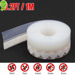 Self Adhesive Seal Strip Door And Window Bottom Seal Sound Insulation Strip Windproof Dust Sealing Windshield Weather Tape Strip