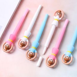 Pens 36PCS/Lot Creative Ballet Dancing Girl 0.5mm Gel Pen Water Roller Ball Pen Office School Supplies Students Promotion Gift