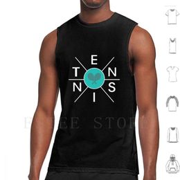 Men's Tank Tops Awesome Tennis Hex Cross Gift For Men & Women Vest Boys Christian Cute Funny