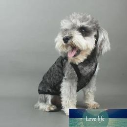 Simple Dog Apparel Black Mash Cool Dog Vest Full Classic Letter Fashion Puppy Vests Summer Outdoor Bichon Schneider Apparel