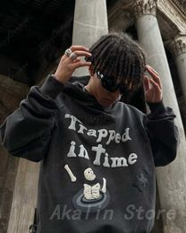 Mens Hoodies Sweatshirts Harajuku 3D Skull Puff Print Hoodies Oversized Streetwear Men High Quality Cotton Liner Sweatshirt Top Women Couples Y2k Cloth J230629