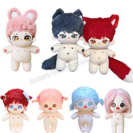 Dolls 20cm IDol Doll Anime Plush Star Cute Stuffed Customization Figure Toys Cotton Baby Plushies Fans Collection Gift 230629