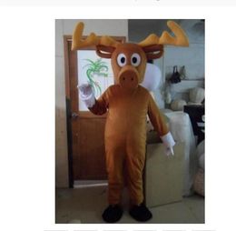 Mascot reindeer mascot costume Fancy Dress Sika deer Cartoon Character costume Character costume for Halloween