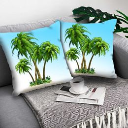 Cushion/Decorative Tropical Plants sofa cushion cover Home Decoration Throw Sofa Coconut Tree covers decorative