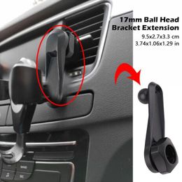 17mm Ball Head Bracket Extension Rod to 17mm Round Dead Angle for Phone Holder Tablet Stand Car Air Outlet GPS DV Dash 2023 New