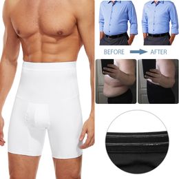 Waist Tummy Shaper Men Body Shaper Tummy Control Compression Shorts Belly Slimming Shapewear Abdomen Reducer Panties Fitness Boxer Pants Underwear 230629