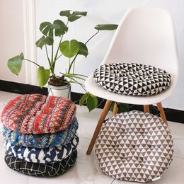 Cushion/Decorative Round Chair Cushion Cotton Seat Cushions Home Decor Meditation Cushion Throw Office Chair Cushion Floor