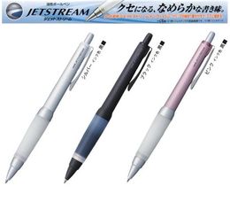 Pens Uni Jetstream Ballpoint Pen 0.7 mm Alpha Gel Grip Series Metal Body Antifatigue Writing Supplies for School Office