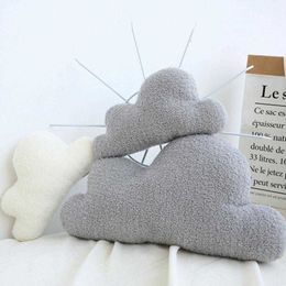 Cushion/Decorative Throw Cute Comfortable Touch Cotton Stuffed Living Room Sofa Cloud Shape Cushion Daily Use