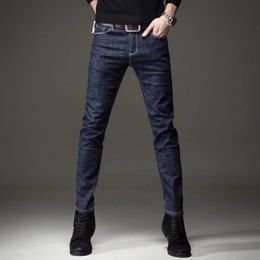 Men s Jeans Skinny Pants Stretch Regular Fit Business Casual Classic Style Fashion Denim Trousers Male T42 230629