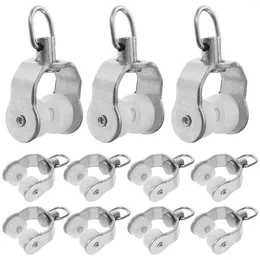 Hangers 20pcs Rail Sliding Gliders Curtain Track Pulleys Rollers For Home