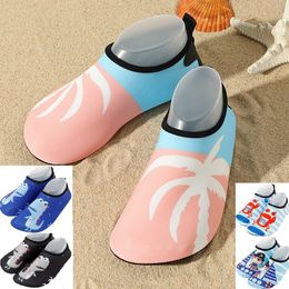 Water Shoes Childrens outdoor beach shoes stick skin breathable soft sole diving butterfly heel anticutting swimming 230629