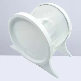 Storage Bottles 1pc Disposable Barrier Film Dispenser Holders Protecting Stand Holder Shelf Dentist Tool (White)
