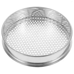 Decorative Flowers Grading Sieve Stainless Steel Soil Round Philtre For Garden Outdoor