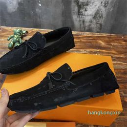 Casual Shoes Designer male casual shoes embossed fashion leather dress mule main driver real estate size 38-45