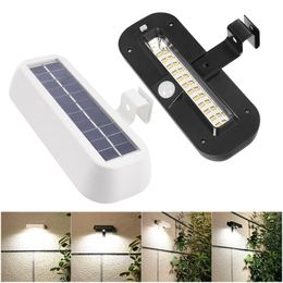 Outdoor Wall lobby Garden Sink Pathway Light Plastic Waterproof Solar Fence Gutter Lamp with metal bracket clip for garden terrace driveway courtyard patio path