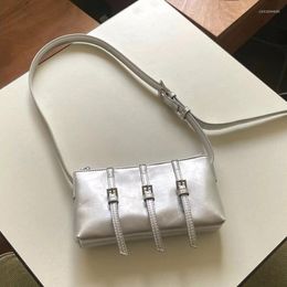 Evening Bags Senior Designer Shoulder Bag Solid Colour Fashion Silver Trend Purse High Quality Casual Crossbody