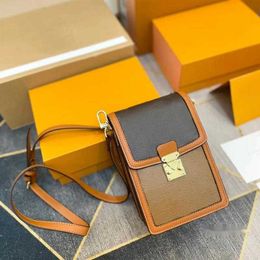 Designer Fashion Womens Shoulder Bag Classic Printed Letter Design Outdoor Mini Mobile Phone Bags Handbag Purse