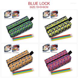 Blue Lock Anime Pencil Cases Nagi Seishiro Chigiri Hyoma Bachira Meguru Bags Kawaii Student Stationery School Supplies