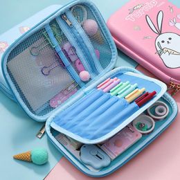 Bags Pencil Case Cute Rabbit Estuche Escolar Large Capacity Pencilcase Estuche Lapices Cartoon Pencil Case Kawaii Trousse Scolaire