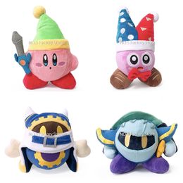 Plush Dolls Game Star Kirby Kawaii Plush Toy Cute Meta Knight Marx Sword Kirby Soft Stuffed Doll Peluche Girls Room Decor Christmas Gifts 230629