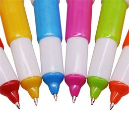 Pens 60 Pcs 6 Colours Cartoon Colourful Ballpoint Pen Creative Gift School Supplies Capsule Ballpoint Pen 0.7mm Nib Cute Pattern Pen