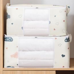 Storage Bags Comforter Bag Nonwoven Pillow With Zipper Closet Organiser Containers Durable Handles For Clothing