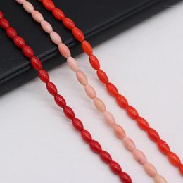 Beads Natural Coral Pupa Shape Spacer Loose For Jewellery Making DIY Necklace Bracelet Earring Accessories