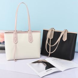 Evening Bags Women Laptop Bag Quality PU Leather 13 14 15.6 Inch Notebook Shoulder Air Cushion Handbag Big Simple Tote For Office Ladies