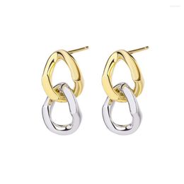 Stud Earrings 925 Sterling Silver Gold Chain For Women Wedding Luxury Designer Jewelry Accessories Wholesale