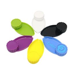 Plastic Smoking Herb Grinder Tray Tobacco Grinder And Roller Combination With Funnel 2-in-1 Grinder Sailboat Plastic Accessories Wholesale