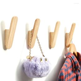 Hooks Modern Minimalist Wall Hook Wooden Coat Rack Headphone Bags Clothes Organizer Storage Home Accessories Key Holder Hanger