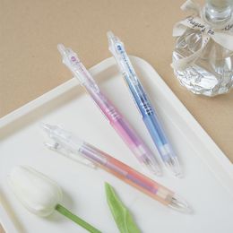 Pens Limited Japan Pilot 3 Color Pens Frixion Clear Gel Pen 0.38 Mm Erasable Pen Comfort Grip Kawaii School Supplies Stationery