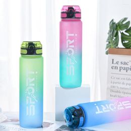 Water Bottles 1000ml Large Capacity Sport Bottle BPA Free Portable Fitness Cycling Hiking Sports Shaker Drinking Eco-Friendly