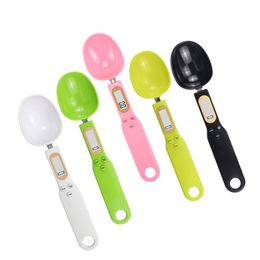 500g/0.1g Kitchen Measuring Spoon Electronic Food Scale Multi-Function Digital Spoons Scale Portioning Milk Tea Flour Spices W0054
