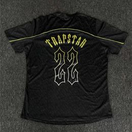 Mens Designer Trapstar t Shirt Football Jersey Mesh Blue No.22 Summer Casual Sportswear T-shirt Sunscreen Short Sleeve 0w9f