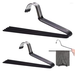 Hangers Trouser Hanger Sturdy Open Ended Organisers Pack Of 10 For Tie Scarf Jeans Towel Clothes