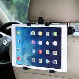 Car Back Seat Headrest Phone Holder Stretchable Tablet Stand Rear Pillow Adjustment Bracket For 4-11 Inch iPad iPhone Tablet PC