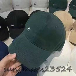 Designer Men Women Classic Alphabet baseball cap Snapback Cap Outdoor adjustable visor Super high quality multi-color Green hat with white embroidery