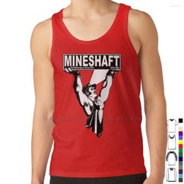 Men's Tank Tops Mineshaft Top Pure Cotton Vest York Gay Bar Clone Leather Homosexual Nyc Male Bodybuilding Sleeveless