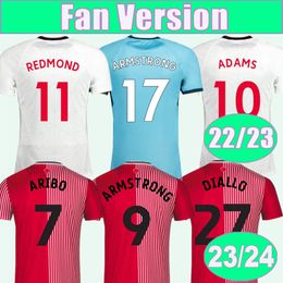 2023 24 ADAMS ARMSTRONG DIALLO Mens Soccer Jerseys 22 23 ROMEU ARIBO WARD-PROWSE REDMOND DJENEPO ELYOUNOUSSI DIALLO WALCOTT Home Football Shirts