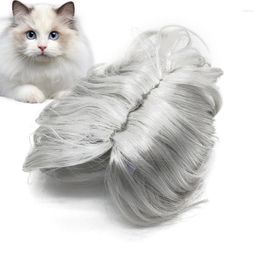 Cat Costumes Fake Hair Small Pet Dog Costume Cute Lion Cosplay Hat Animal Cross Dressing Head Accessories For Halloowen Supplies