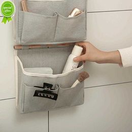 Door Hanging Storage Bag Pocket Waterproof Hanging Organizer For Dorm Living Room Bathroom Home Fabric Wall Closet Organizer