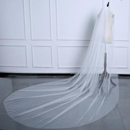 Headpieces Simple Nude Yarn Bride Wedding Veil Po Studio Modelling With