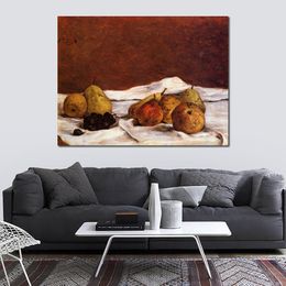 Modern Landscape Canvas Wall Art Pears and Grapes Paul Gauguin Paintings Handmade High Quality