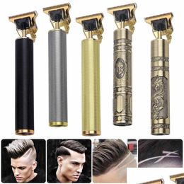 Shaver Home Professional Hair Trimmer Electric Clipper Beard Razor Cordless Exquisite Engraving Barber Hairstyle Cutting Tool Drop D Dhrvk