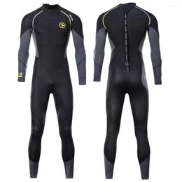 Women's Swimwear 1pcs Men's 1.5mm Long Wetsuit SBR Neoprene Material Outdoor Swimming Surfing Drifting M-4XL Integrated Snorkelling Suit