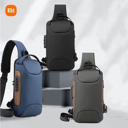 Backpacks Men Fashion Multifunction Shoulder Bag Crossbody on Travel Sling Pack Messenger Chest for Male 230628